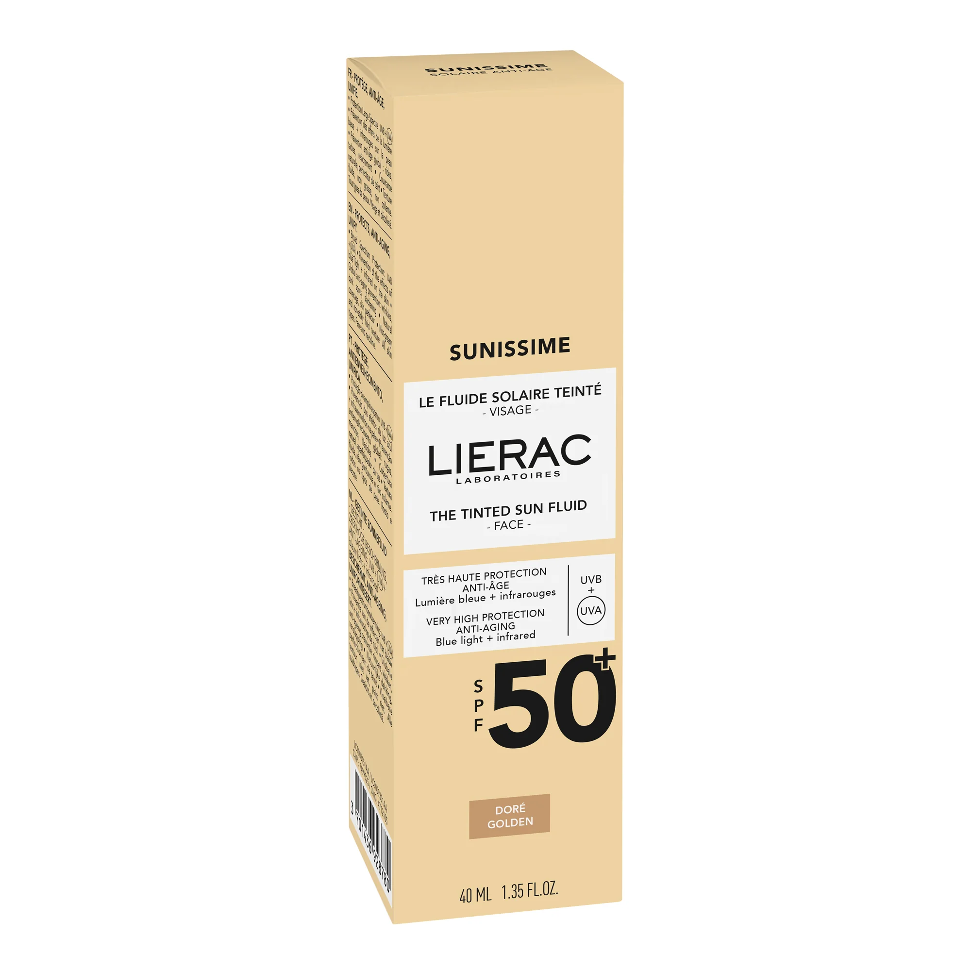Lierac Sunissime emulsja ochoronna z kolorem SPF 50+, 40 ml