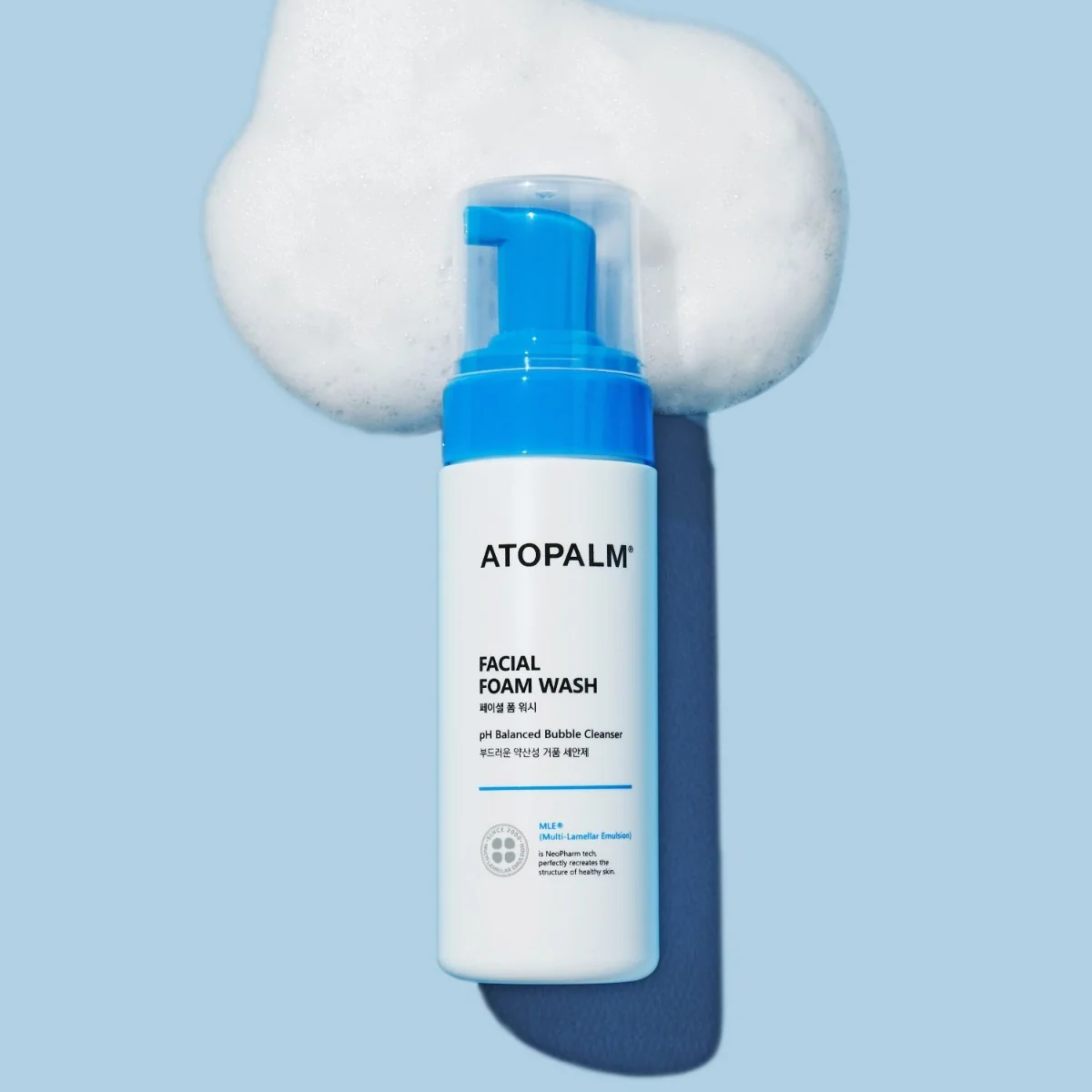 Atopalm Facial Foam Wash delikatna pianka do mycia twarzy dla skóry wrażliwej i suchej, 150 ml
