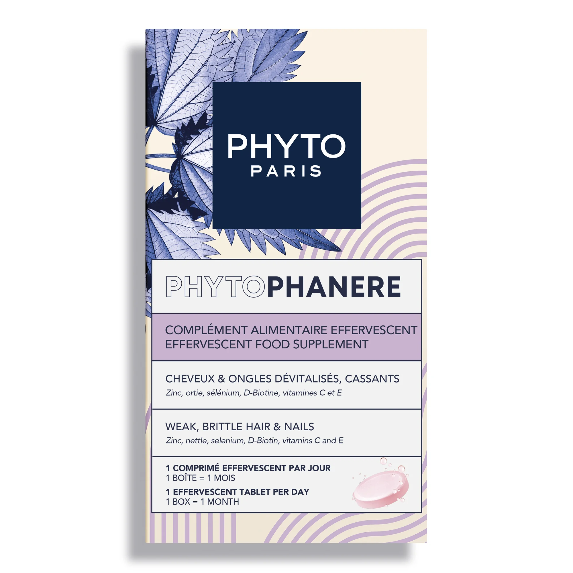 Phyto Phytophanere włosy i paznokcie 28 tabletek musujących