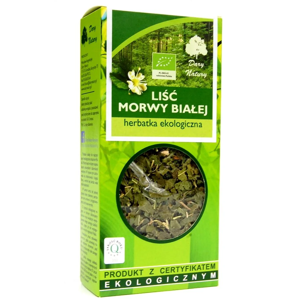 Dary Natury Liść Morwy Białej herbatka ekologiczna, 50 g