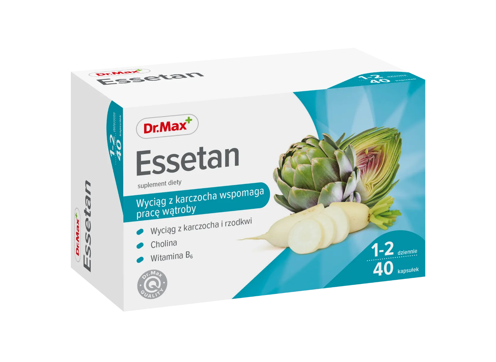 Essetan Dr.Max, suplement diety, 40 kapsułek