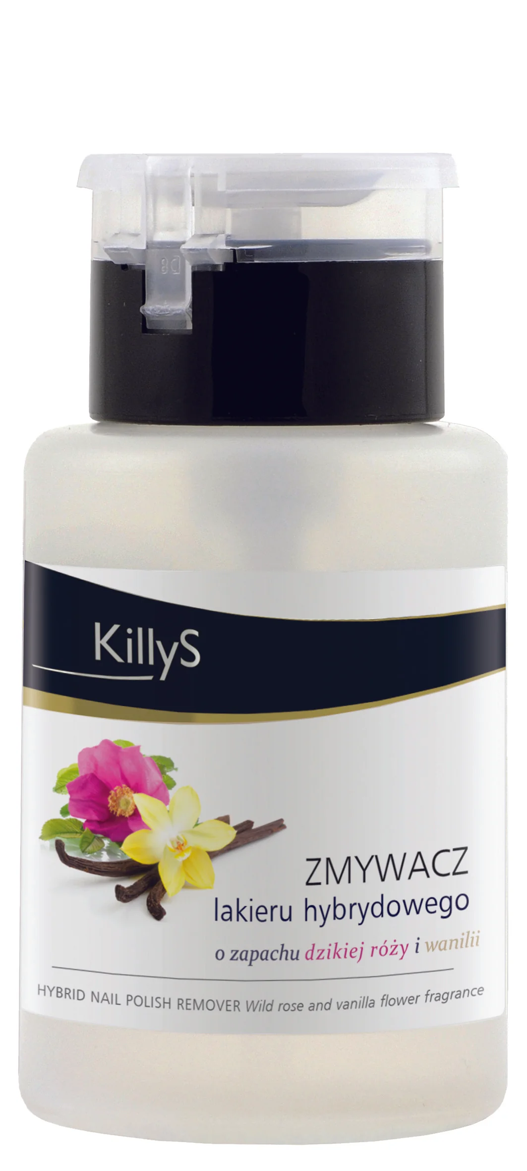 KillyS zmywacz do lakieru hybrydowego z pompką, 150 ml