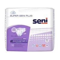 Super Seni Plus. extra small 40-60 cm, pieluchomajtki zapinane na rzepy, 10 sztuk