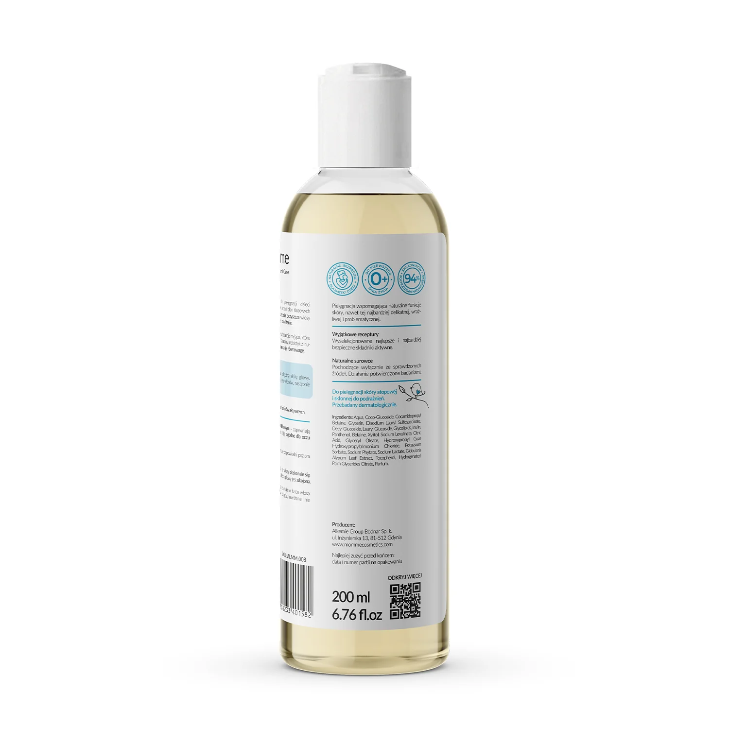 Momme Łagodny szampon dla dzieci 200 ml