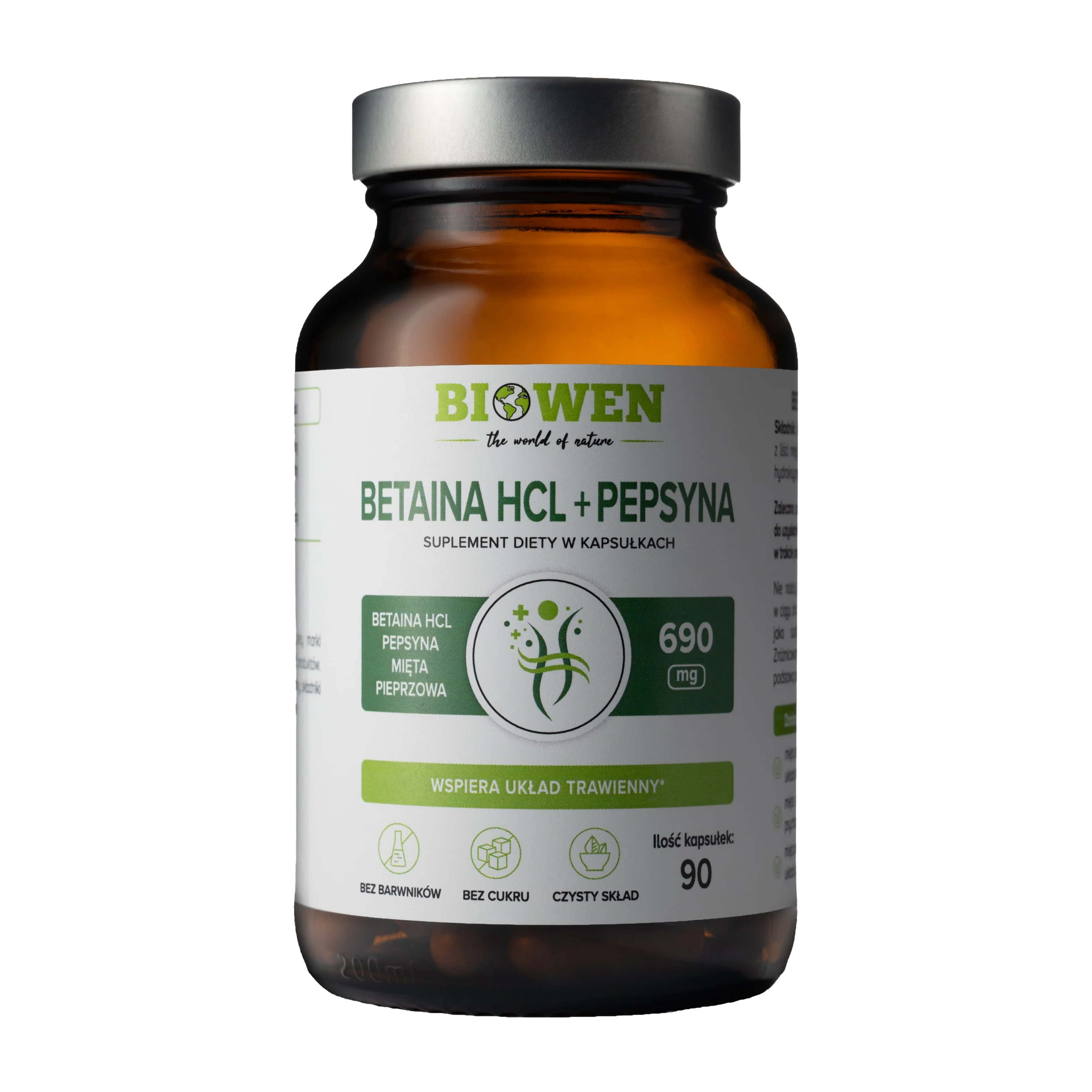 BIOWEN Betaina HCL Complex+ 90 kapsułek