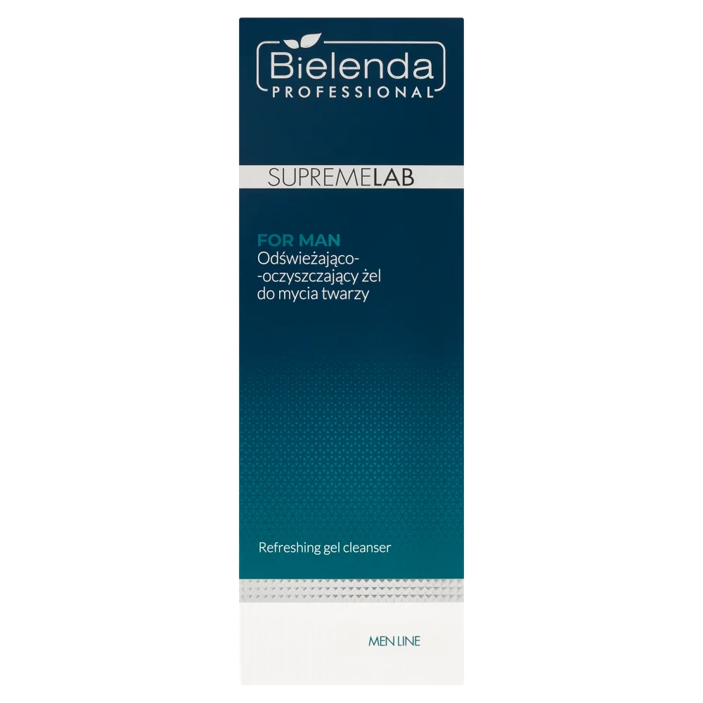 Bielenda Professional SupremeLab For Man odświeżająco-oczyszczający żel do mycia twarzy, 200 ml