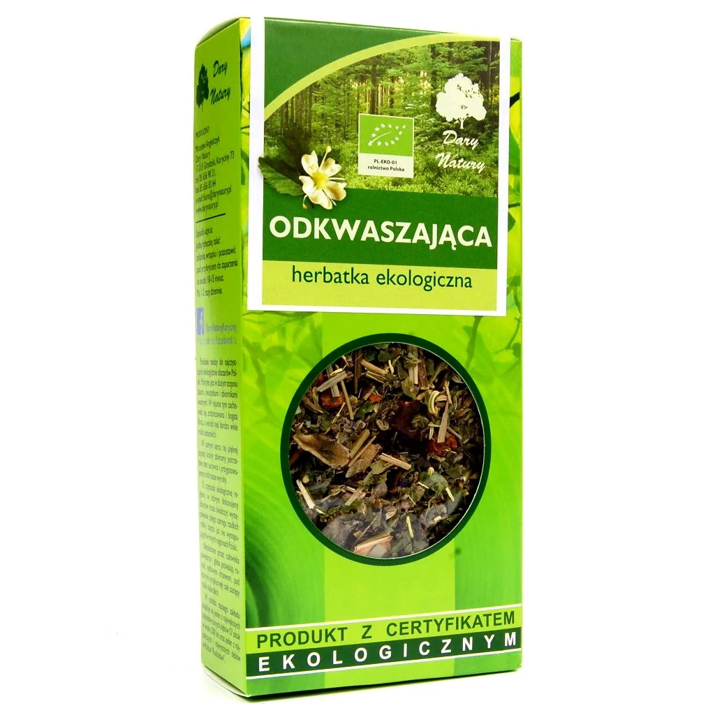 Dary Natury Herbatka Odkwaszająca herbatka ekologiczna, 50 g