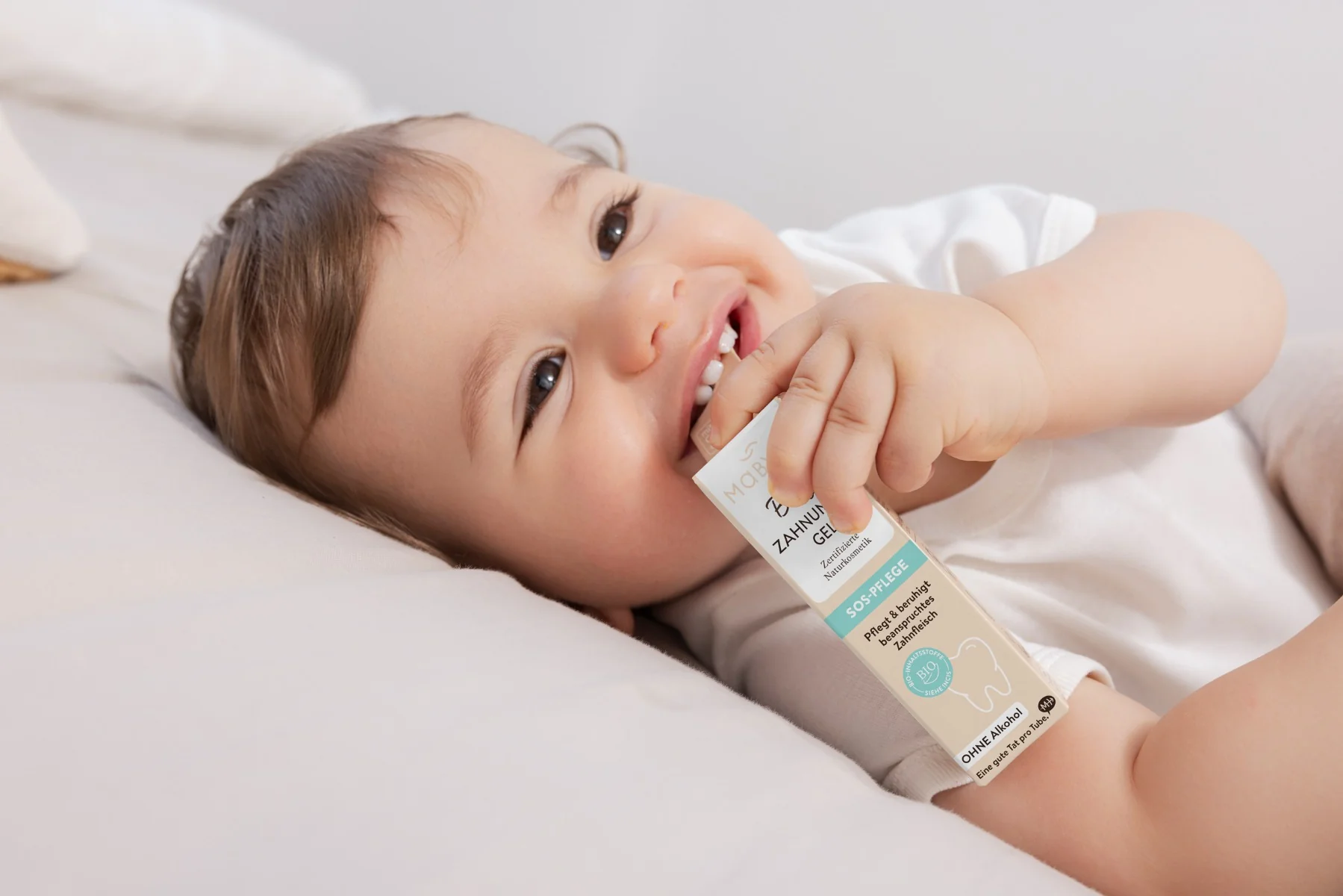 MABYEN Baby Zahnungsgel naturalny żel na ząbkowanie dla niemowląt, 10 ml