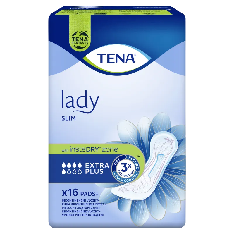 TENA Lady Extra Plus, specjalistyczne podpaski, 16 sztuk