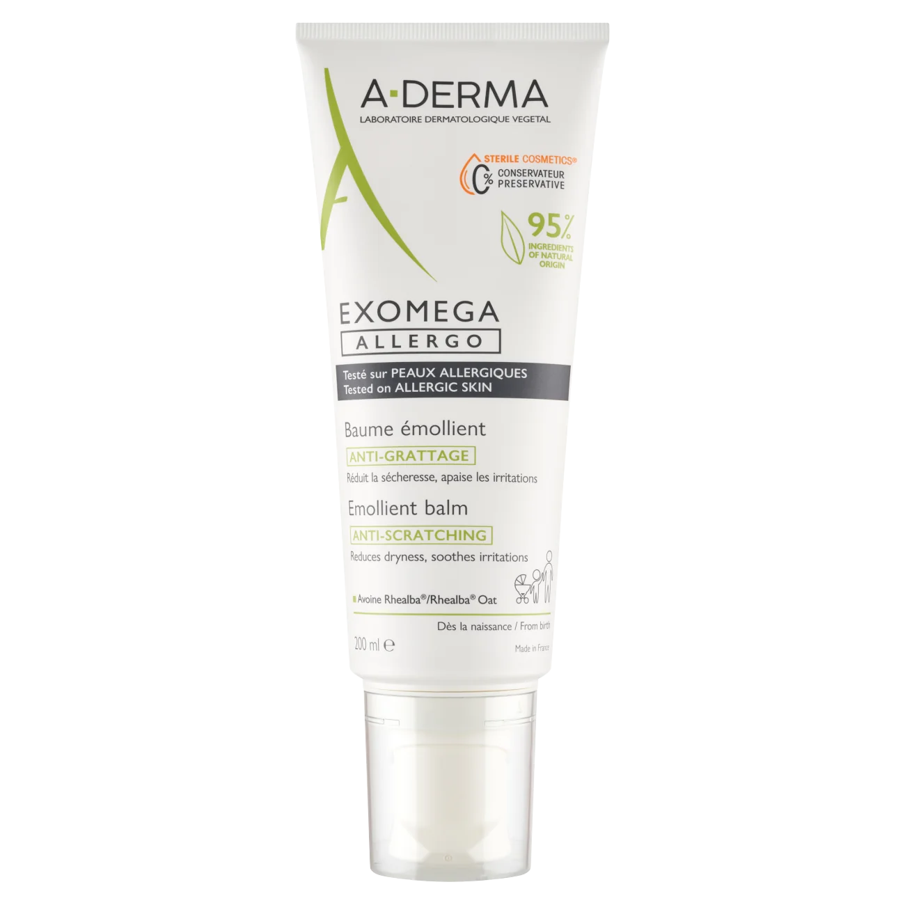 A-Derma Exomega Allergo balsam emolient, 200 ml
