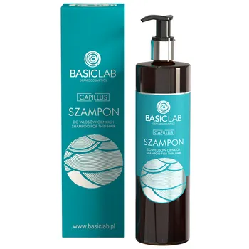 BASICLAB, Capillus, szampon do włosów cienkich, 300 ml 