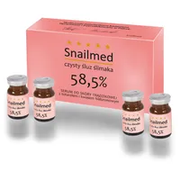 Snailmed, serum ze śluzem ślimaka do skóry trądzikowej z Totarolem i Kwasem Hialuronowym 58,5%, 4 ampułki po 8 ml