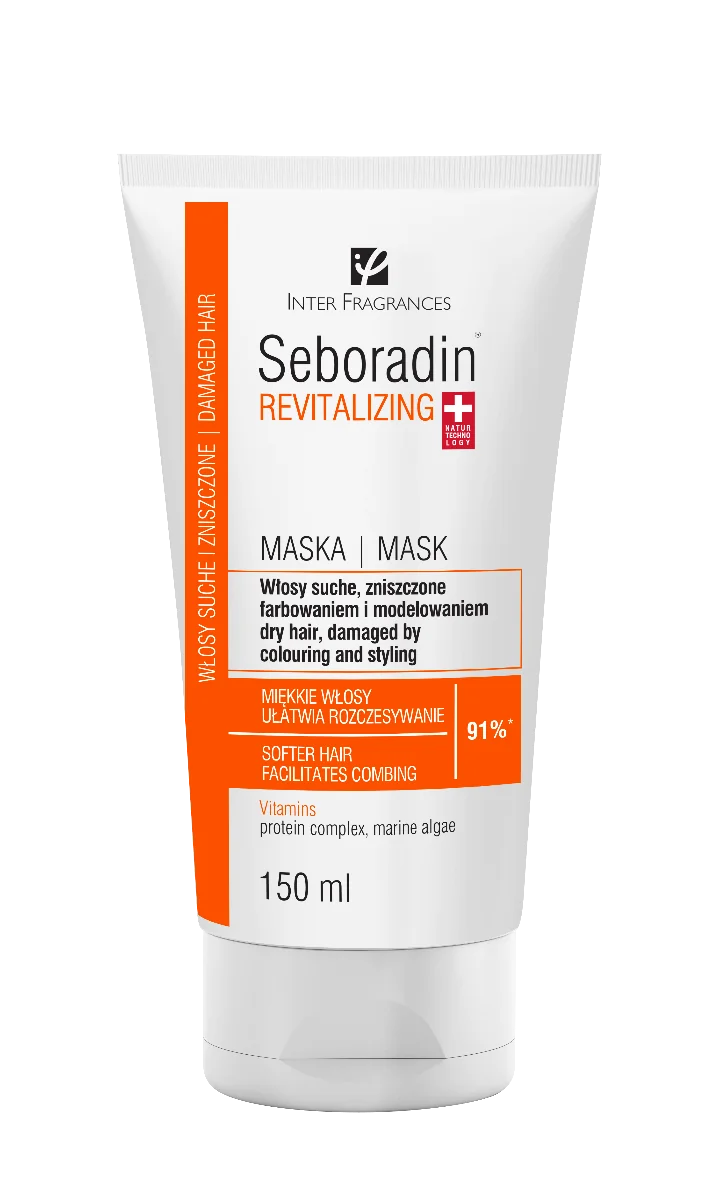Seboradin Revitalizing maska do włosów suchych i zniszczonych, 150 ml