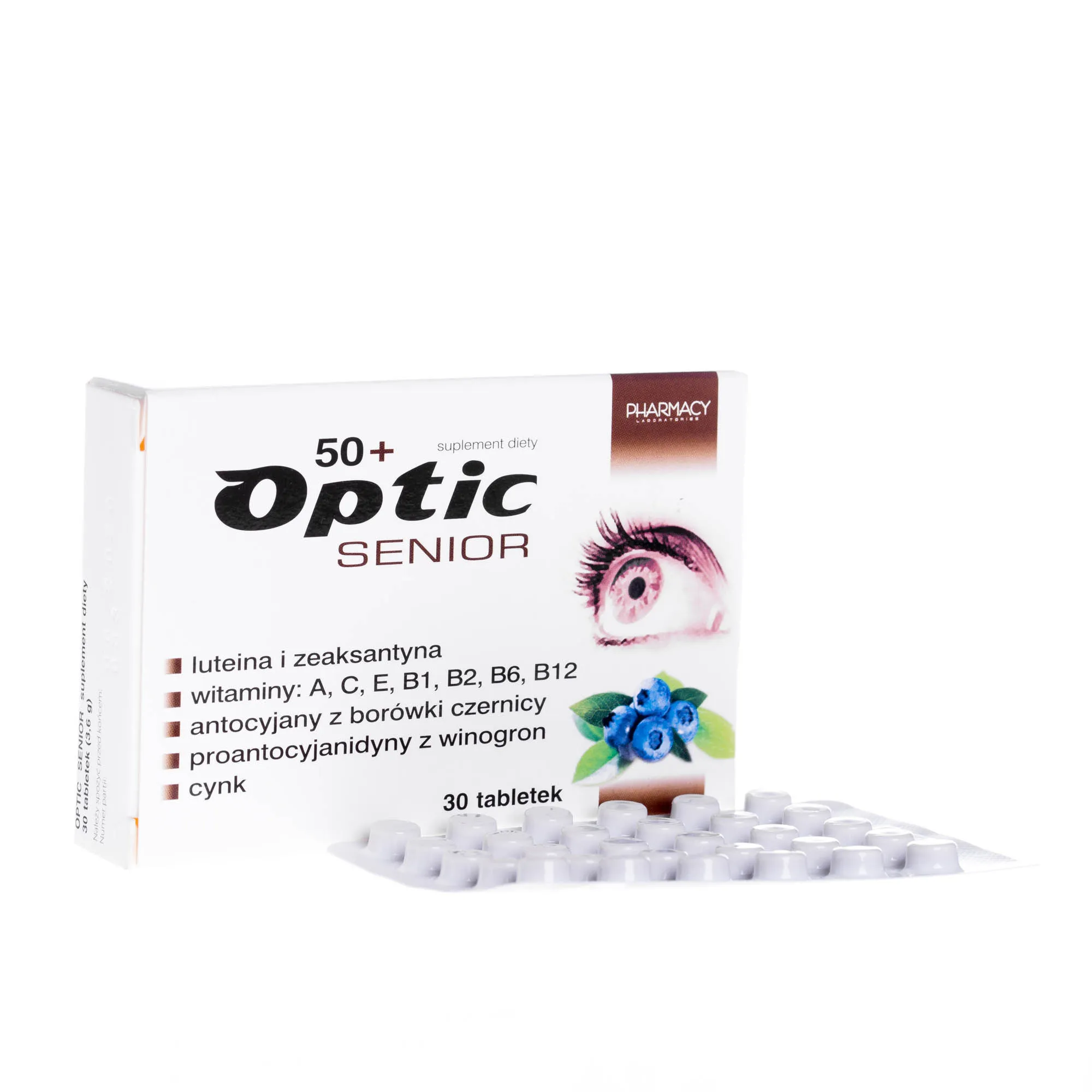 Optic Senior, suplement diety, 30 tabletek 