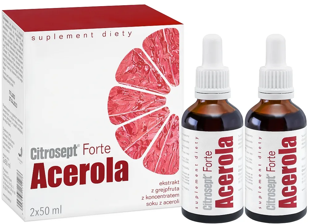 Citrosept Forte Acerola, suplement diety, 2 x 50 ml
