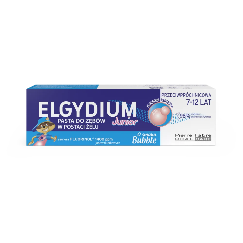 Elgydium Junior Bubble pasta do zębów dla dzieci 7-12 lat, 50 ml