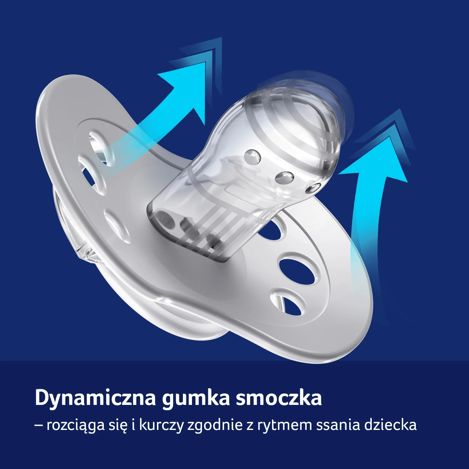 LOVI Smoczek silikonowy dynamiczny 0-2m Baby Shower Boy 2 sztuki