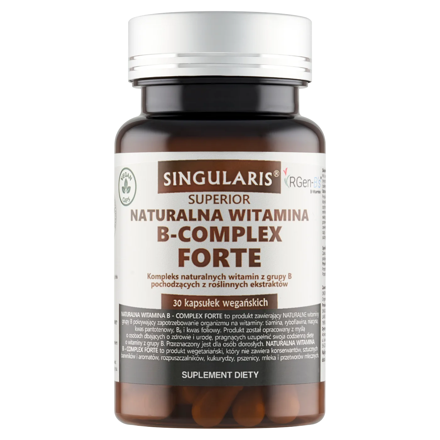 Singularis Superior Witamina B-complex Organic 30 kapsułek
