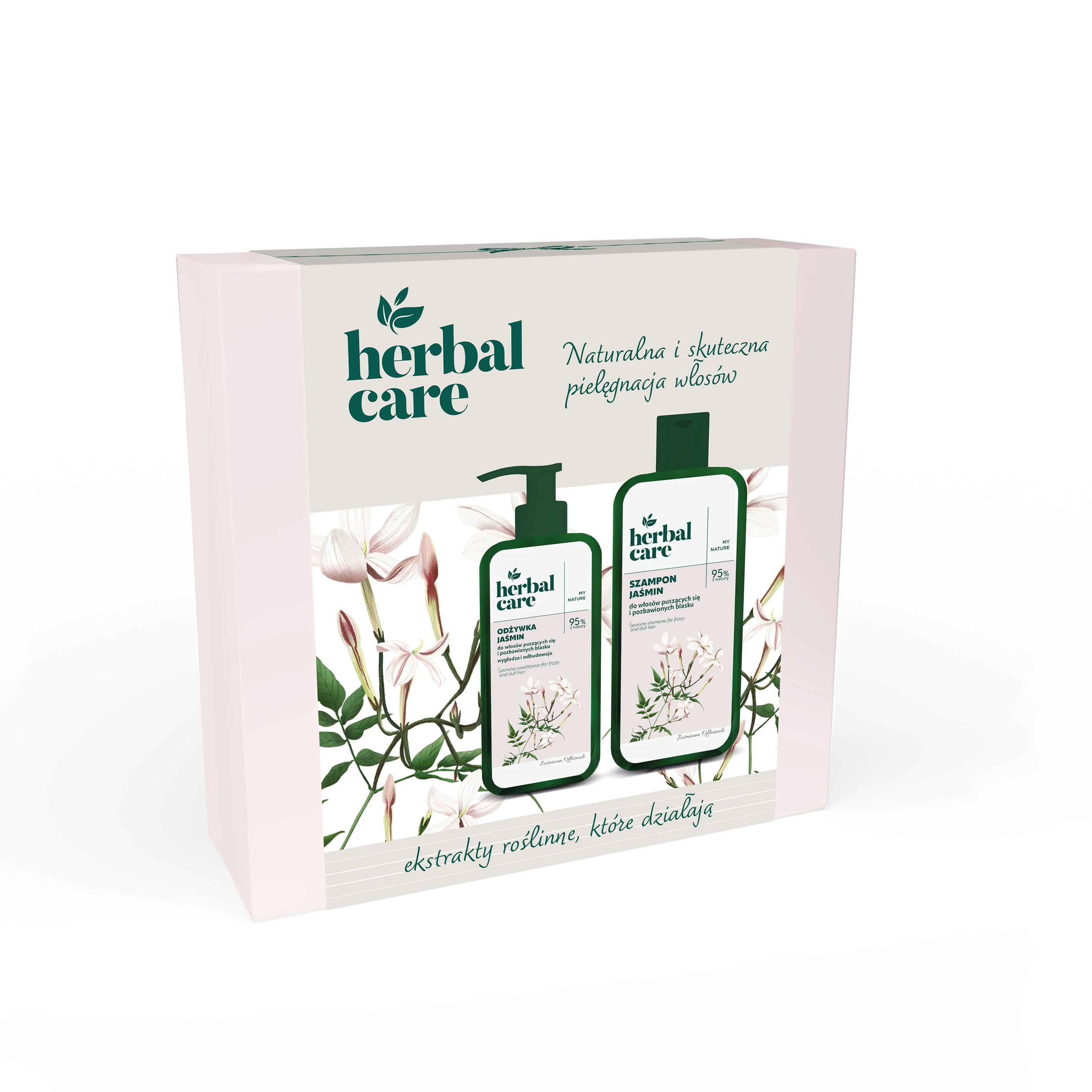 Herbal Care Zestaw Jaśmin szampon, 330 ml + odżywka, 200 ml