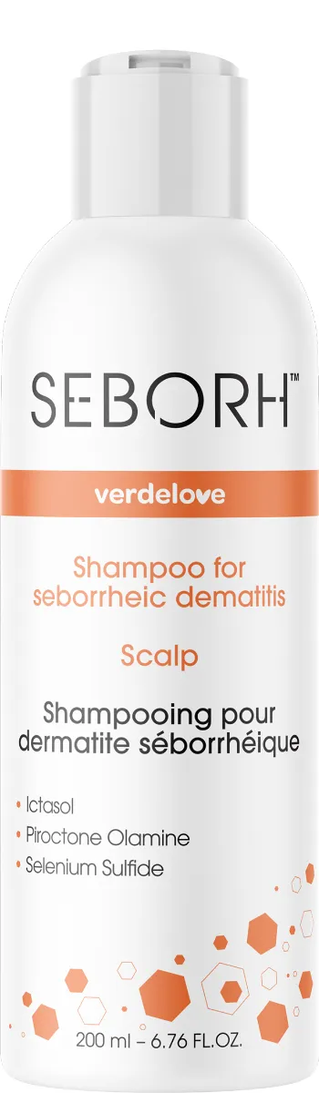 Verdelove Seborh Szampon na łojotokowe zapalenie skóry głowy, 200 ml