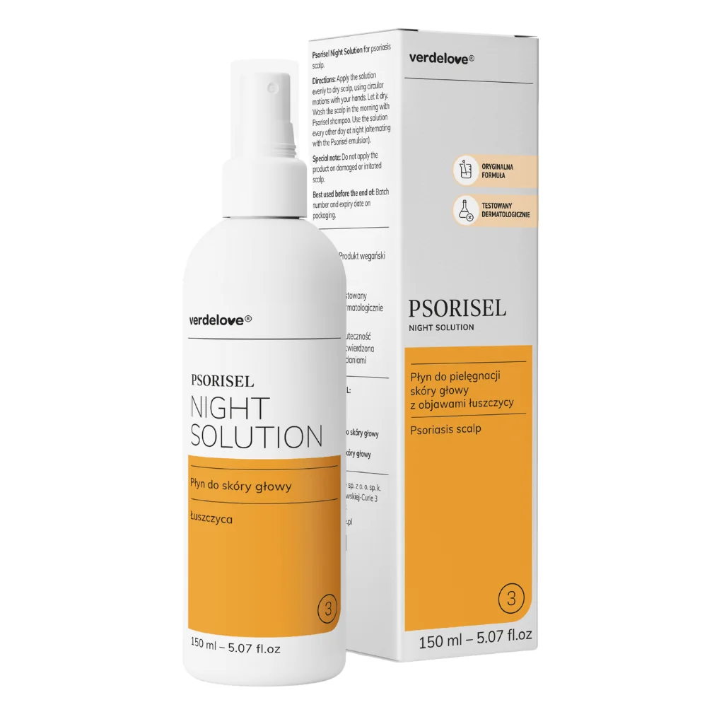 Verdelove Psorisel Płyn na łuszczycę skóry głowy, 150 ml