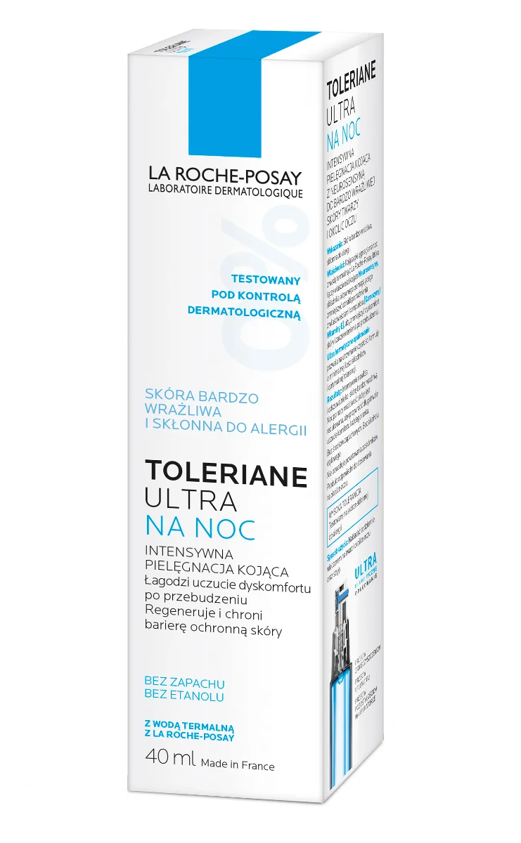 La Roche-Posay Toleriane Ultra, krem na noc, 40 ml