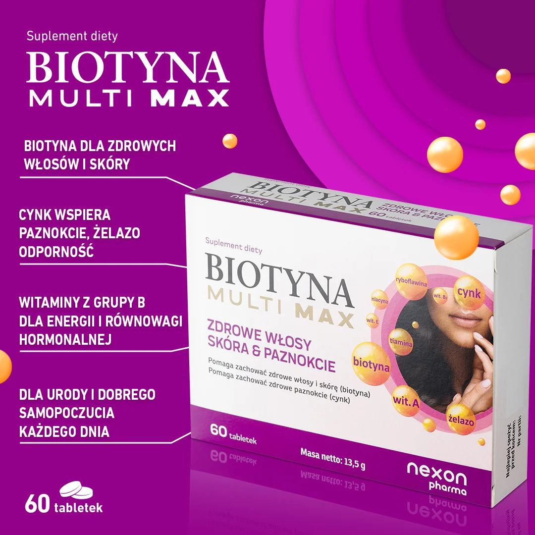 Biotyna Multi Max 60 tabletek
