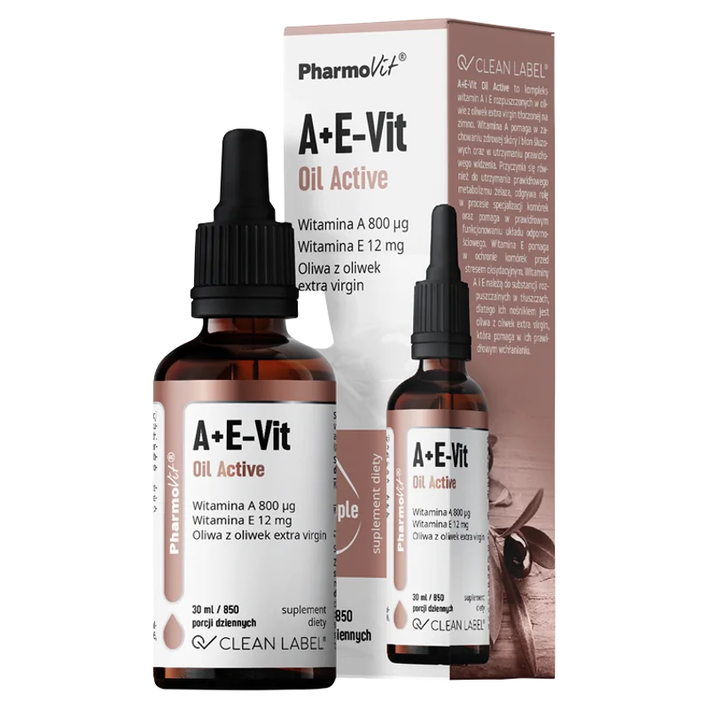 Pharmovit Clean Label A+E-Vit Oil Active, 30 ml