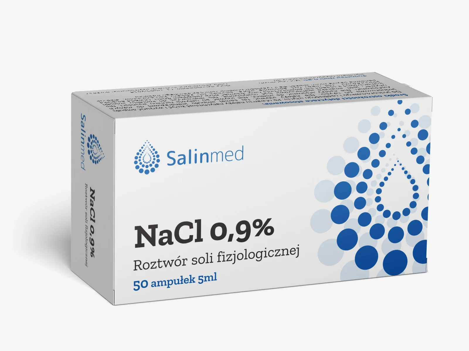 Salinmed NaCl 0,9% roztwór soli fizjologicznej 5 ml, 50 sztuk