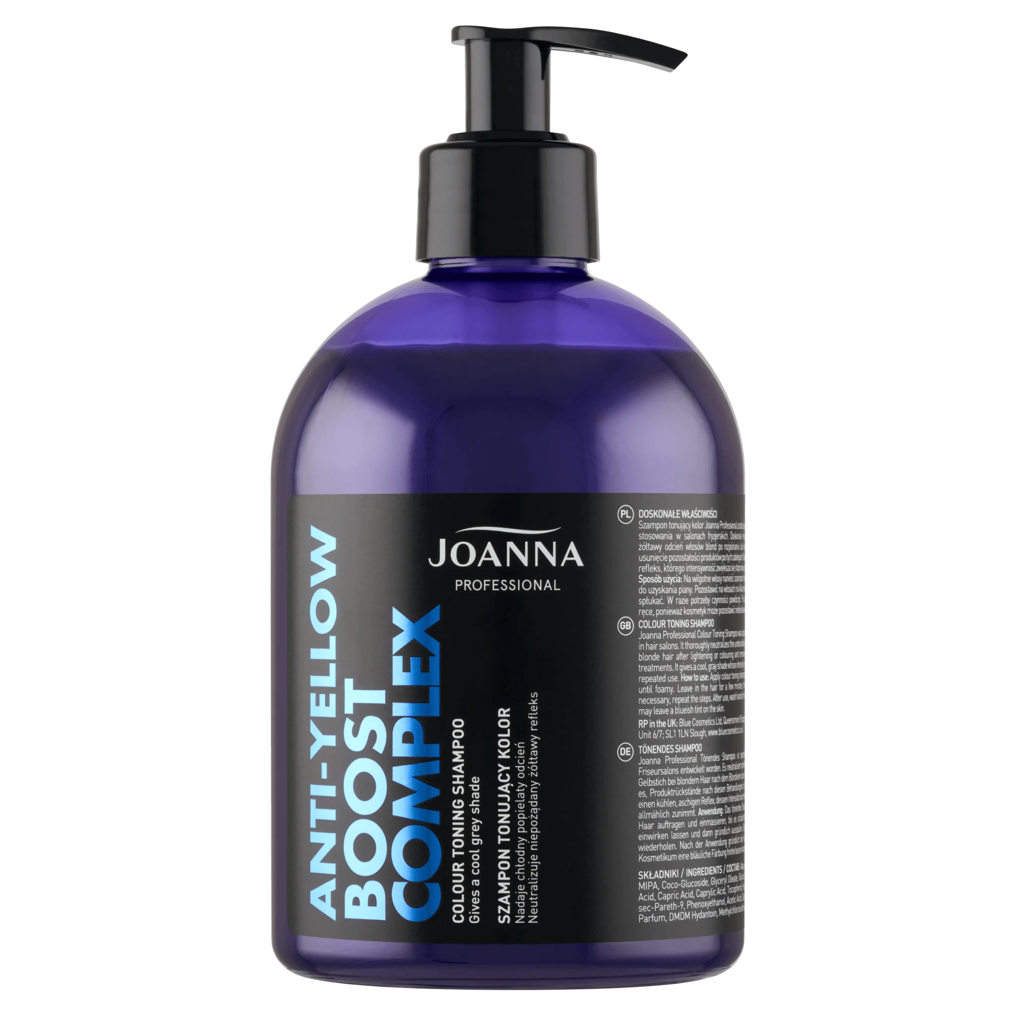Joanna Professional szampon rewitalizujący kolor do włosów blond, 500 g