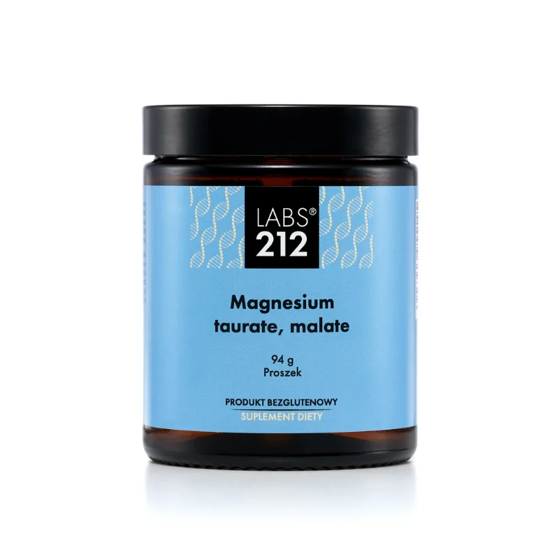 LABS212 Magnesium taurate, malate proszek, 94 g
