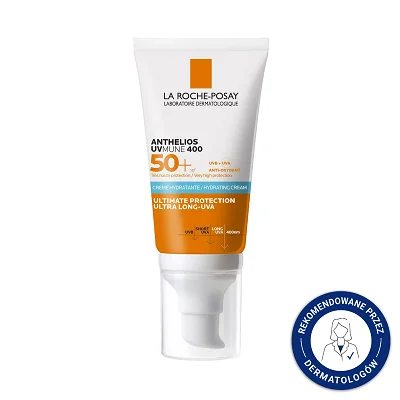 La Roche-Posay Anthelios, UVMUNE 400, Krem nawilżający SPF 50+, 50ml La Roche-Posay Anthelios, UVMUNE 400, Krem nawilżający SPF 50+, 50ml