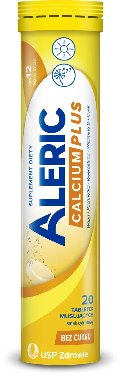 Aleric Calcium Plus 20 tabletek musujących