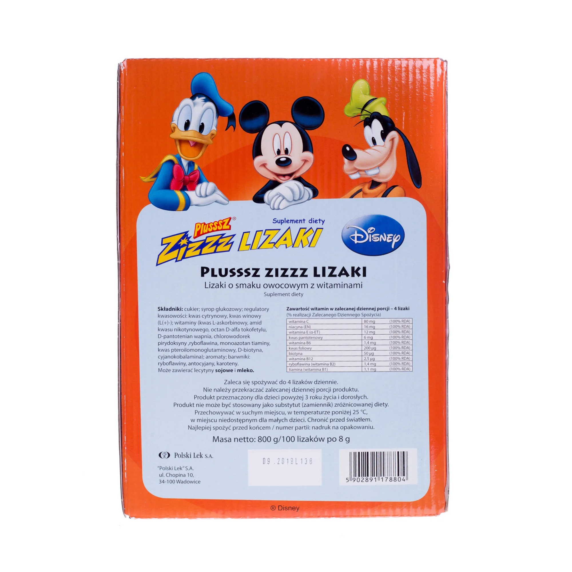 Disney Plusssz Zizzz Lizaki, 100 sztuk 