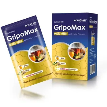 Activlab Pharma GripoMax Miód + Imbir, suplement diety, 10 saszetek 