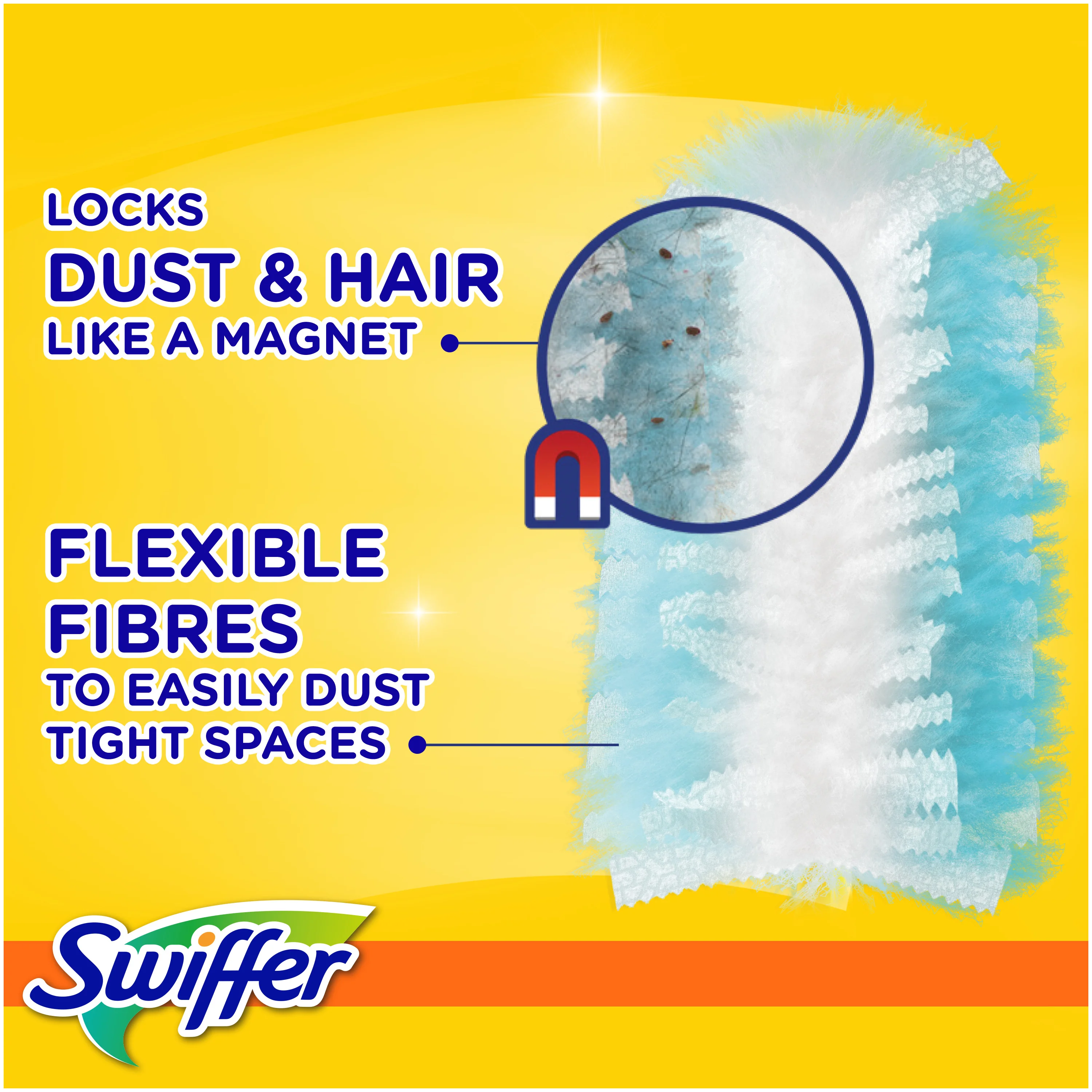 Swiffer wkłady wymienne do miotełki do kurzu, 9 sztuk