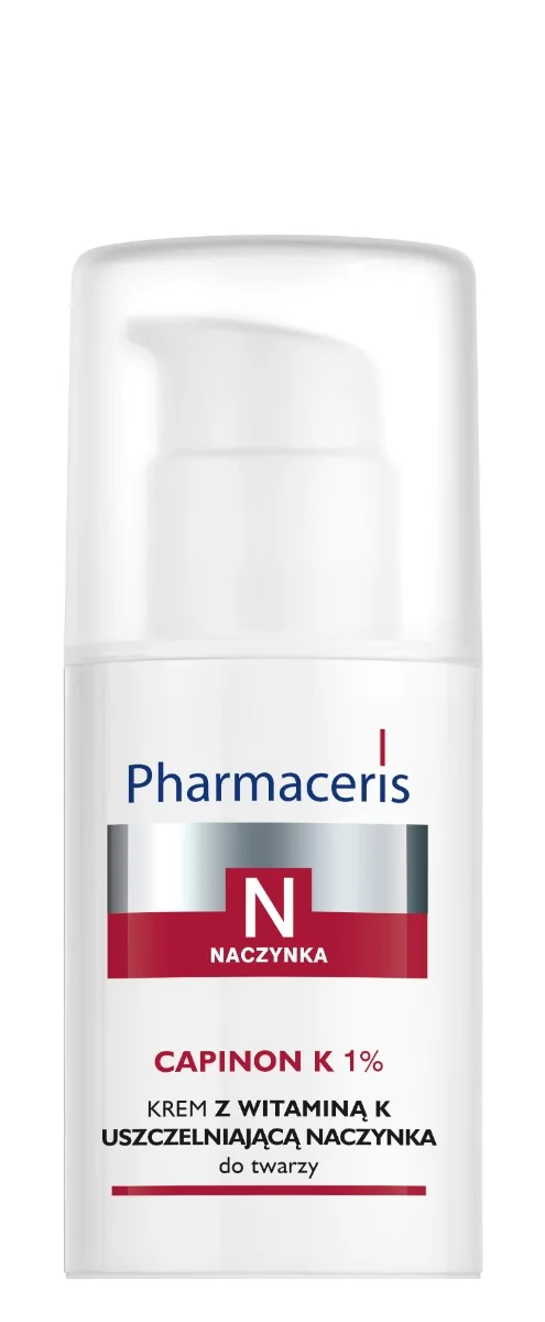 Pharmaceris N Capinon K 1% krem z witaminą K uszczelniającą naczynka, 30 ml