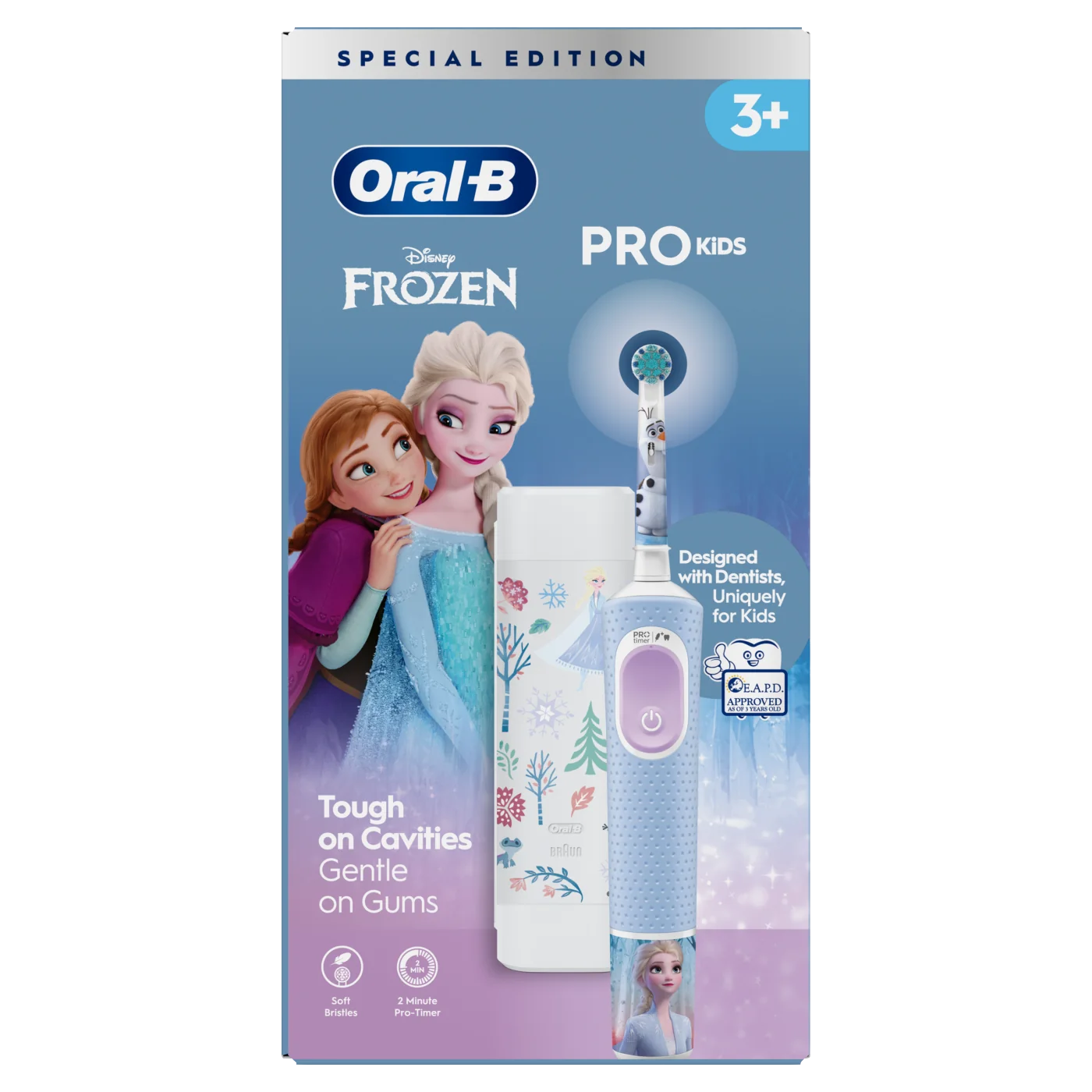 Oral-B Pro Kids 3+ Frozen szczoteczka elektryczna, 1 sztuka