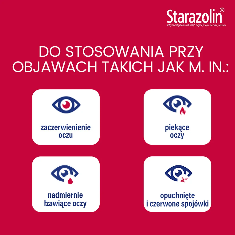 Starazolin 0,5 mg/ml, krople do oczu, 2 x 5 ml