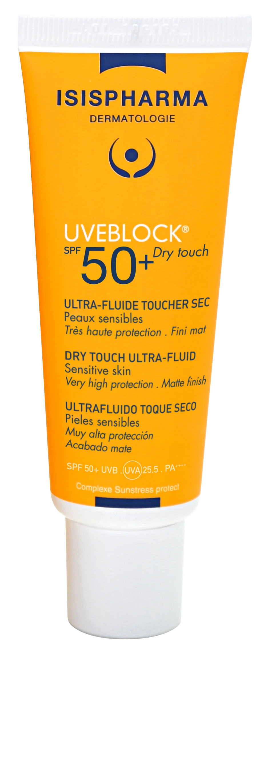 Isispharma Uveblock Fluid dry-touch bezbarwny, SPF 50+, 40 ml