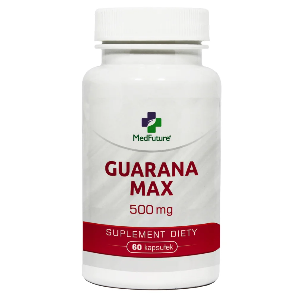 MedFuture Guarana Max 500 mg, 60 kapsułek