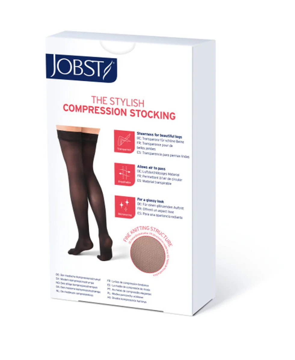 Jobst UltraSheer, pończochy CCL1, neutralne, rozmiar V, zamknięte palce, 1 para
