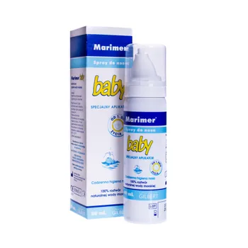 Marimer Baby, izotoniczny roztwór wody morskiej, spray do nosa, 50 ml 