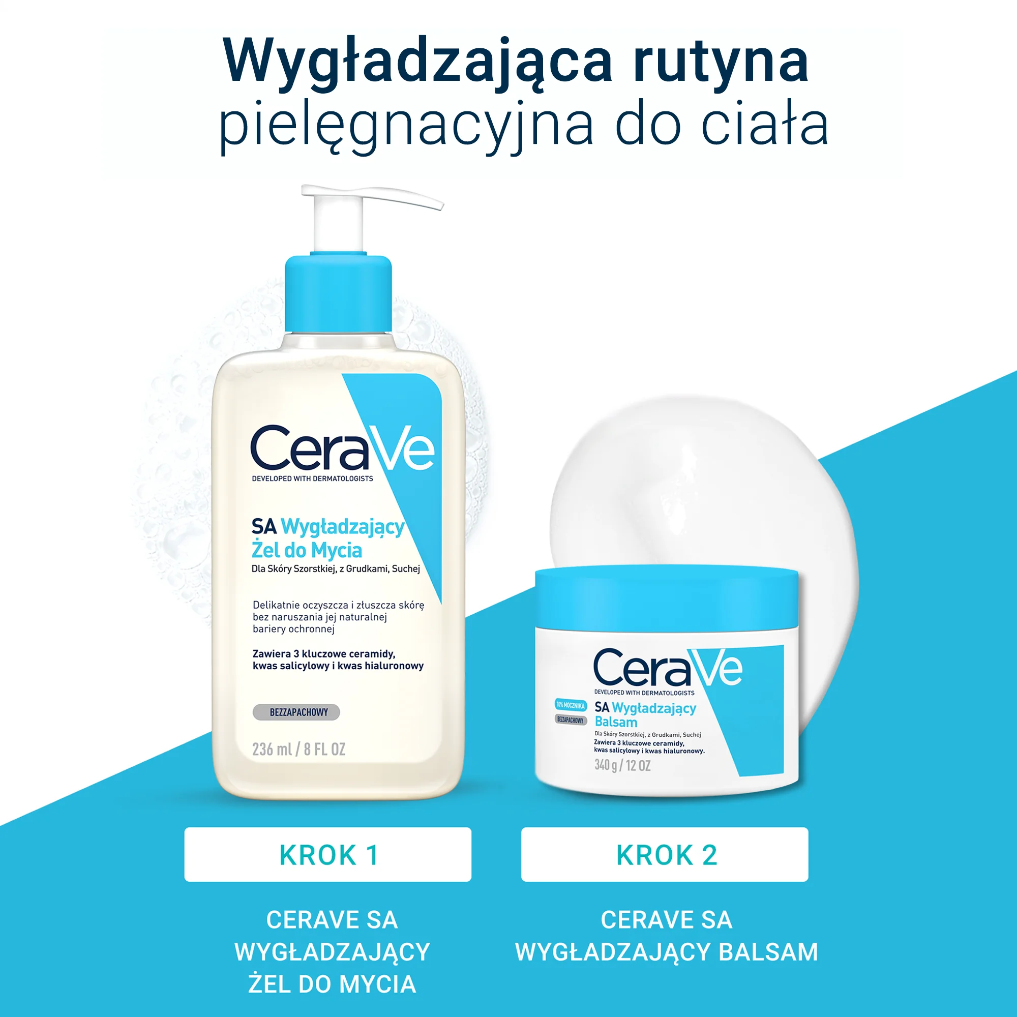 CeraVe balsam wygładzający do twarzy i ciała, 340 g