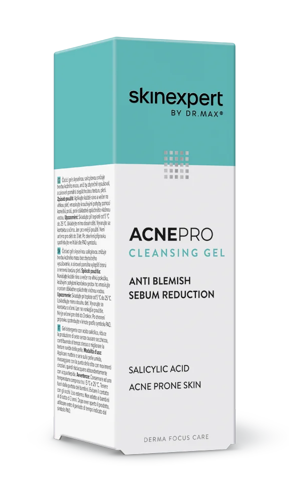 Skinexpert by Dr. Max® AcnePro Gel Cleanser Żel oczyszczający przeciw niedoskonałościom, 200 ml