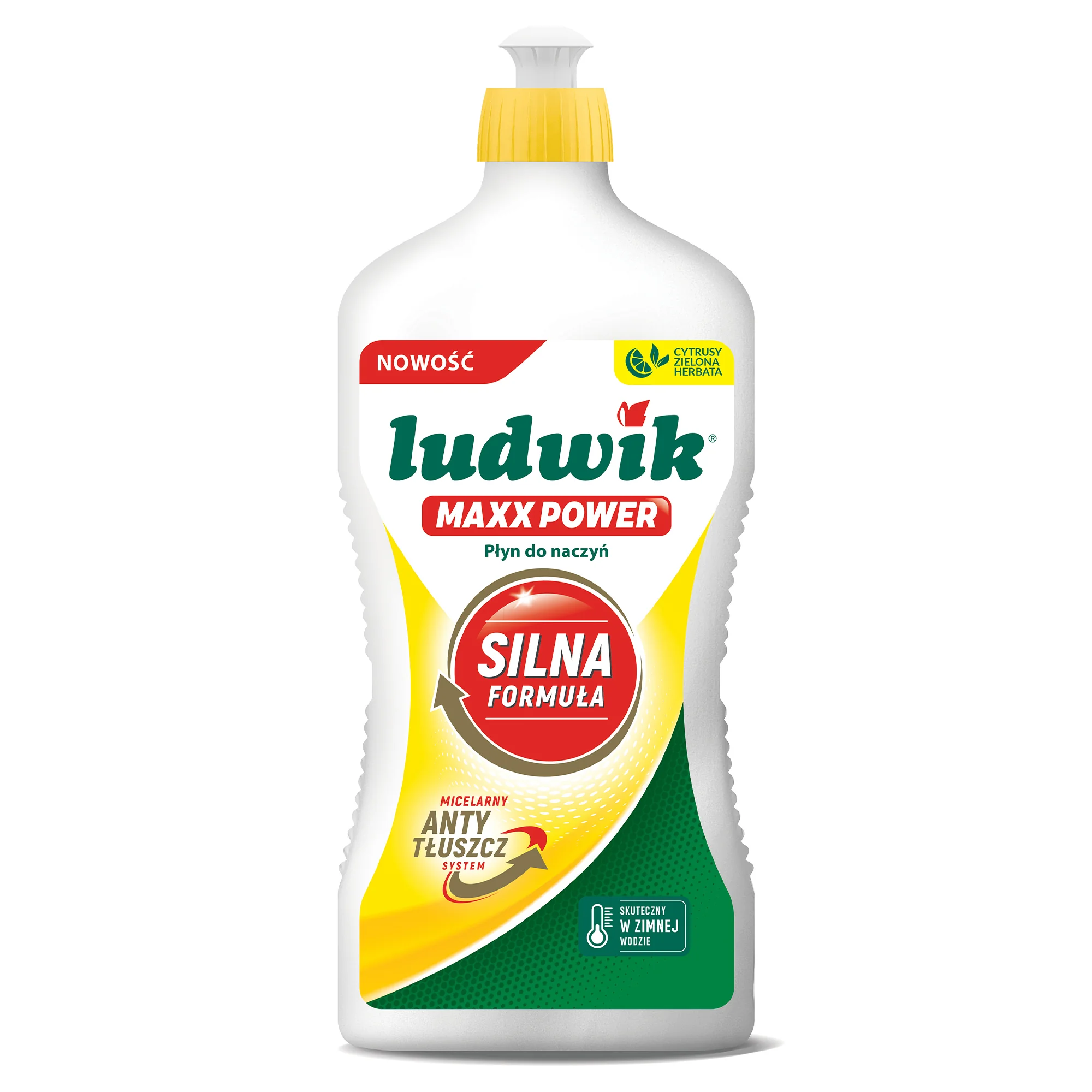 Ludwik Maxx Power płyn do mycia naczyń, cytrusy, 725 g