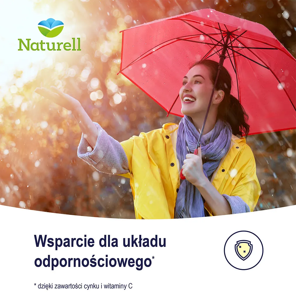 Naturell Cynk Organiczny + C, suplement diety, 60 tabletek 