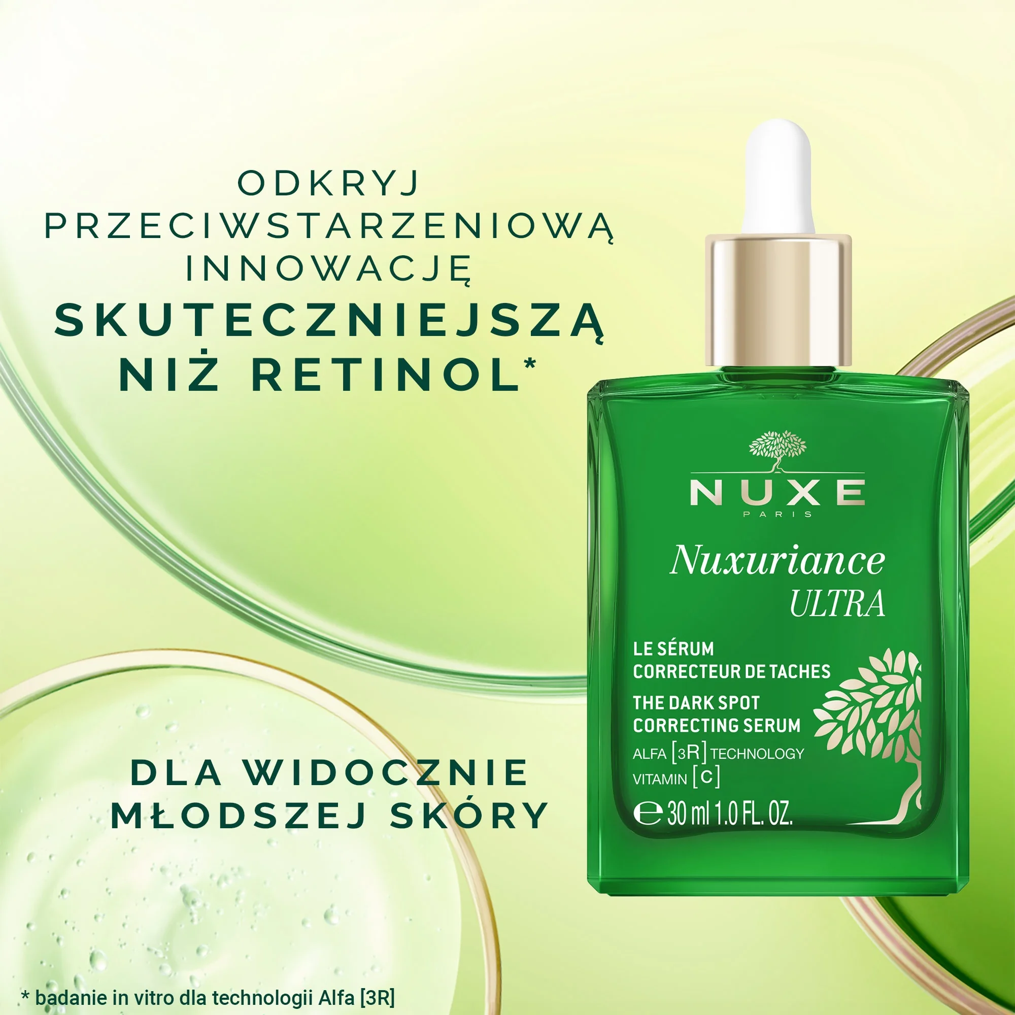 NUXE Nuxuriance Ultra serum do twarzy przeciwstarzeniowe, 30 ml + krem do rąk przeciw przebarwieniom, 75 ml