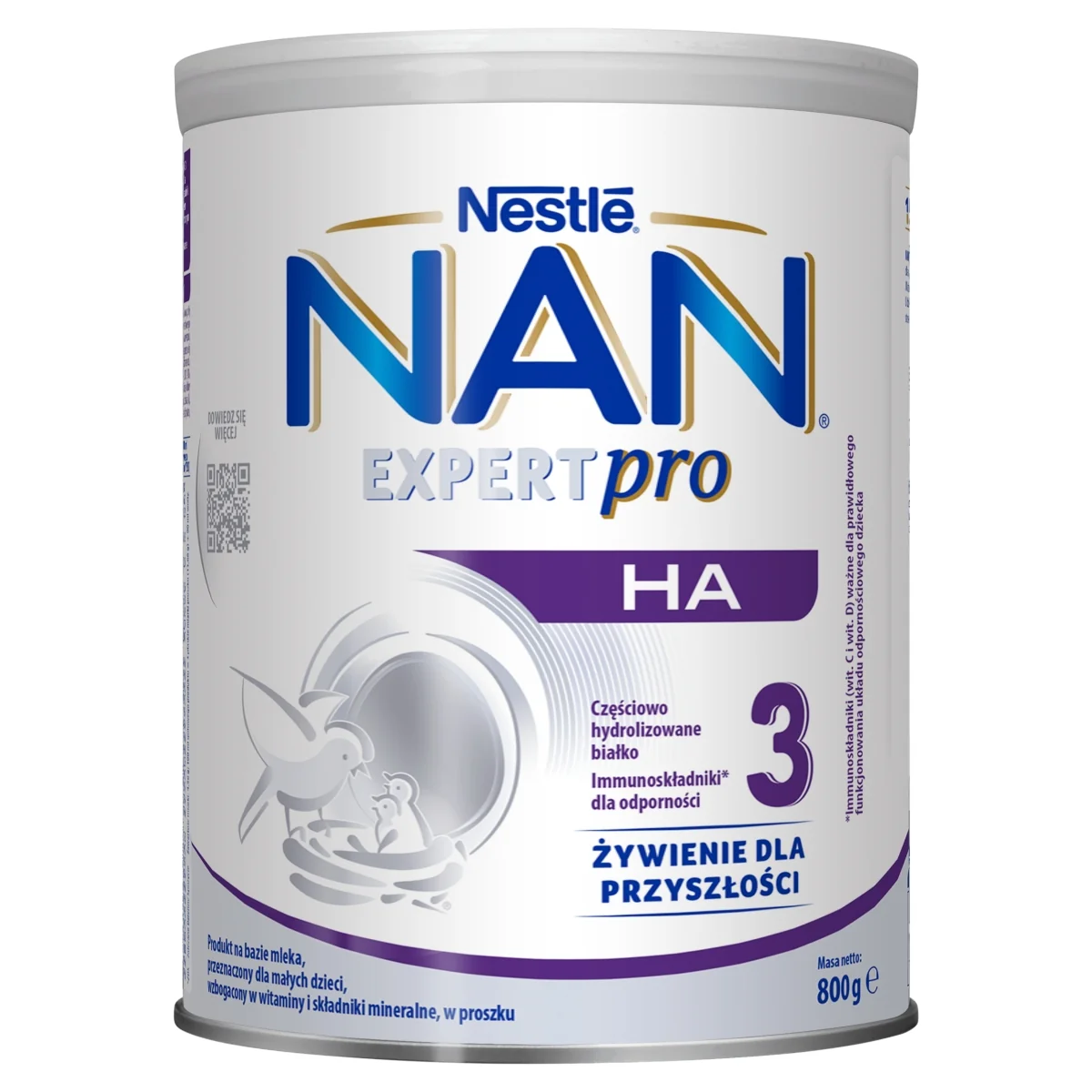 Nestle Nan Expert Pro HA 3 Produkt na bazie mleka dla małych dzieci, 800 g