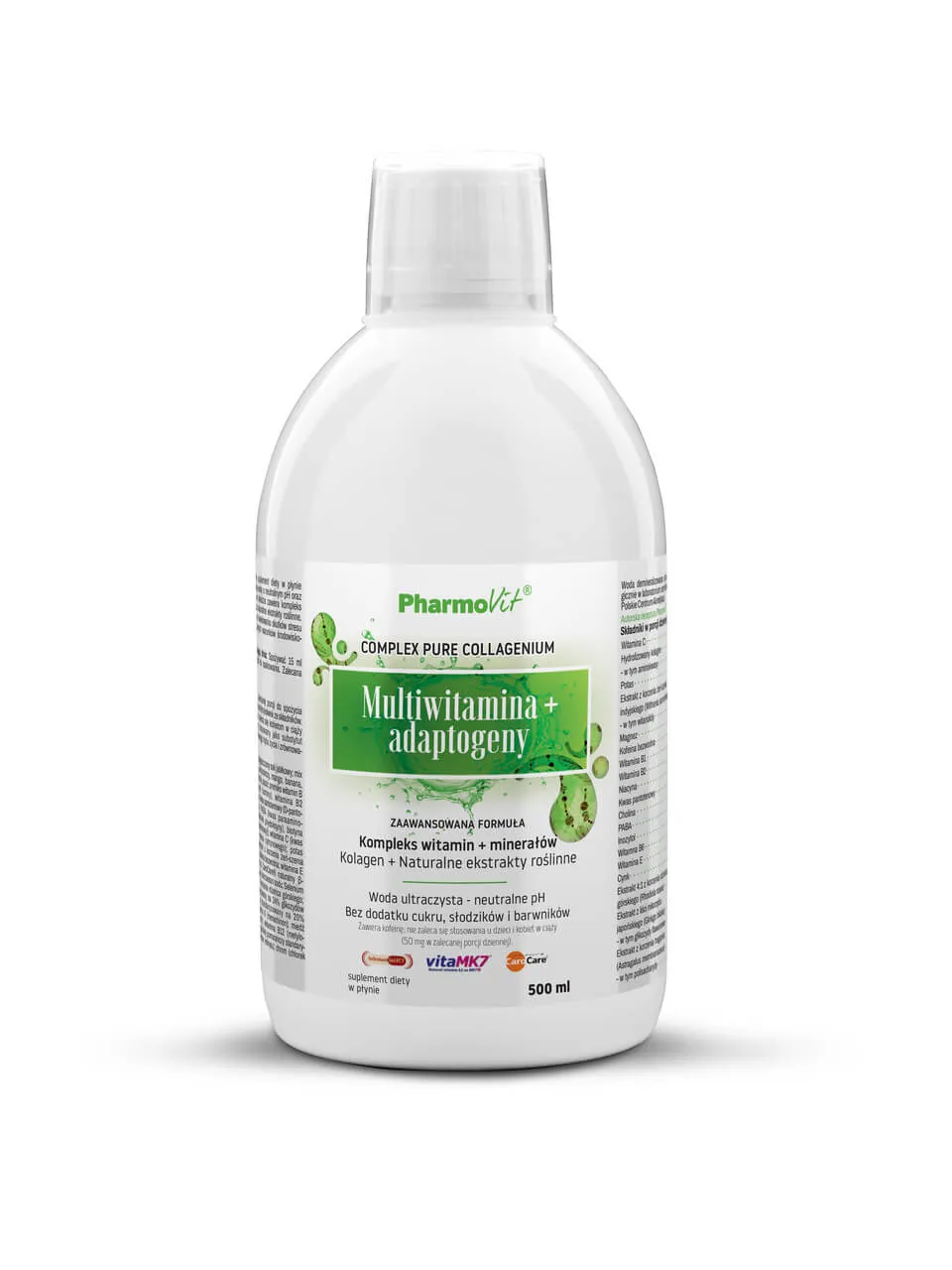 Multiwitamina + Adaptogeny Pharmovit, suplement diety, 500 ml